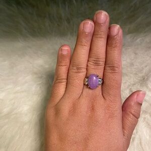Purple stone ring